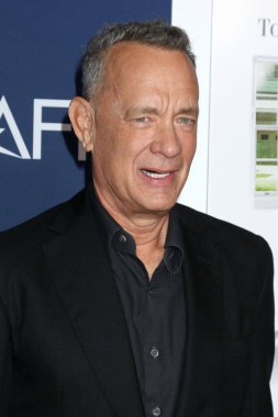 LOS ANGELES, ABD - 25 Ekim 2024: AFI Fest 'te Tom Hanks - 25 Ekim 2024 tarihinde Los Angeles, CA' da TCL Çin Tiyatrosu 'nda gösterim