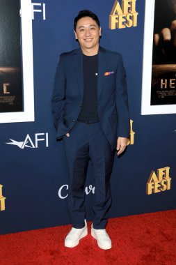LOS ANGELES, ABD - 24 Ekim 2024: AFI Fest 'teki Justin Li - TCL Çin Tiyatrosu' ndaki kafir LA Premiere 24 Ekim 2024 'te Los Angeles, CA