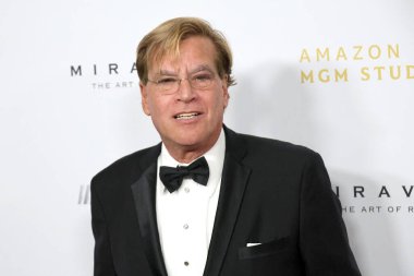 LOS ANGELES, ABD - 6 Aralık 2024: Aaron Sorkin, Beverly Hilton Hotel 'deki 38. Amerikan Sinematek Ödülleri' nde 6 Aralık 2024 'te,