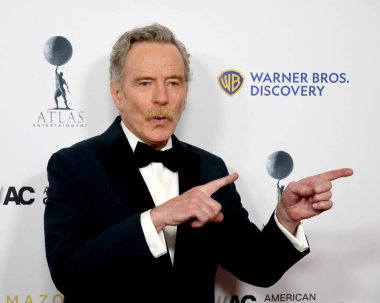 LOS ANGELES, ABD - 6 Aralık 2024: Bryan Cranston Beverly Hilton Hotel 'deki 38. Amerikan Sinematek Ödülleri' nde 6 Aralık 2024 'te