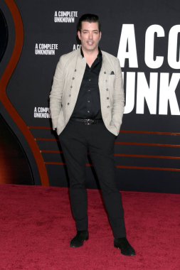 SAN DIEGO, ABD - 10 Aralık 2024: Janathan Scott TCL Çin Tiyatrosu 'nun A Complete Unknown Los Angeles Premiere at TCL Chinese Theater IMAX 10 Aralık 2024, Los Angeles, CA