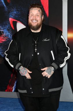 LOS ANGELES, ABD - 16 Aralık 2024: Sonic the Hedgehog 3 LA Premiere 'deki Jelly Roll TCL Çin Tiyatrosu IMAX' ta 16 Aralık 2024, Los Angeles, CA