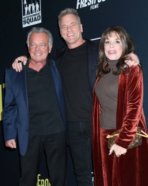 Ray Wise, Sean Carrigan, Kate Linder 30 Ocak 2025 'te Los Angeles' taki Regal Theater 'daki Grace Point galasında.