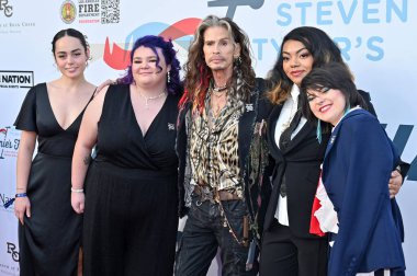 Jett Duval, Jaiden Santos, Kalina Montani, Lucy Langley, Steven Tyler at the 6th Jam For Janie Grammy Awards Viewing Party at Hollywood Palladium on February 2, 2025 in Los Angeles, CA clipart