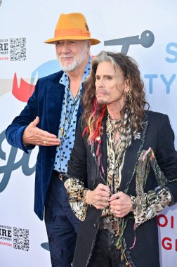 Mick Fleetwood, Steven Tyler Hollywood Palladium 'daki Janie Grammy Ödülleri İzleme Partisi' nde 2 Şubat 2025 'te Los Angeles, CA