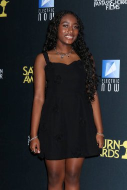 Calah Lane 2025 Saturn Ödülleri Basın Odasında Universal Hilton Hotel 'de 2 Şubat 2025, Los Angeles, CA