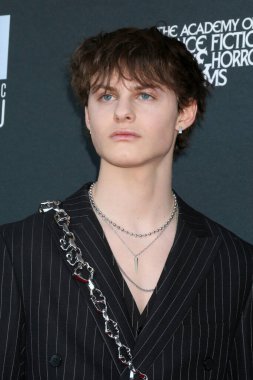 Cameron Crovetti, Saturn Ödülleri 'nde 2 Şubat 2025' te Universal Hilton Oteli 'ne geldi.