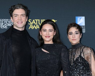 Ethan Peck, Christina Chong, Melissa Navia... 2 Şubat 2025 'te Los Angeles' taki Universal Hilton Oteli 'ne gelen Saturn Ödülleri' nde.