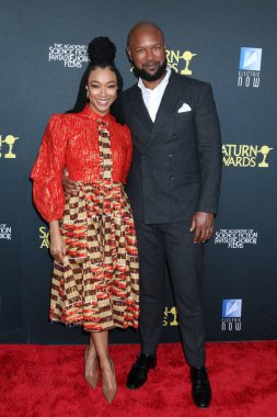 Sonequa Martin-Green, Kevin Green 2025 Saturn Ödülleri 'nde 2 Şubat 2025' te Los Angeles 'ta Universal Hilton Oteli' ne geldi.