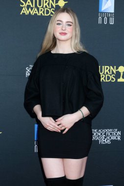 Isabella Crovetti, 2025 Saturn Ödülleri 'nde Universal Hilton Oteli' ne 2 Şubat 2025 'te ulaştı.