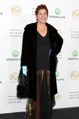 Deborah Callahan at the 2025 Producers Guild Awards at Century Plaza Hotel on February 8, 2025 in Century City, CA clipart