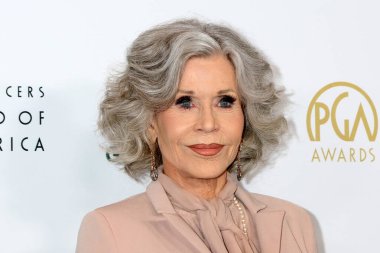 Jane Fonda, Century Plaza Hotel 'de 2025 Yapımcılar Birliği Ödülleri' nde 8 Şubat 2025 'te Century City, CA