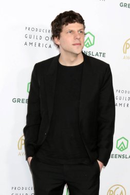 Jesse Eisenberg, Century Plaza Hotel 'de 2025 Producers Guild Ödülleri' nde 8 Şubat 2025 'te Century City, CA