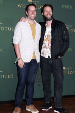 Jon Barinholtz,Ike Barinholtz at the White Lotus Season 3 Premiere at Paramount Studios on February 10, 2025 in Los Angeles, CA clipart