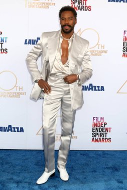 Colman Domingo, Santa Monica, CA 'da 22 Şubat 2025' te Beach 'teki 2025 Bağımsız Ruh Ödülleri' nde.