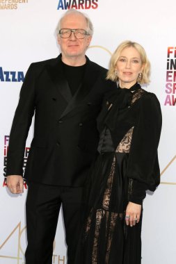 Tracy Letts, Carrie Coon, 22 Şubat 2025 'te Santa Monica, CA' da Plajda Bağımsız Ruh Ödülleri 'nde.