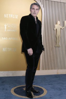 Rufus Sewell, 31. SAG Ödülleri 'nde 23 Şubat 2025' te Los Angeles 'taki Shrine Konser Salonu' na geldi.