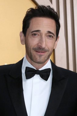 Adrien Brody, 31. SAG Ödülleri 'nde 23 Şubat 2025' te Los Angeles 'taki Shrine Konser Salonu' na geldi.