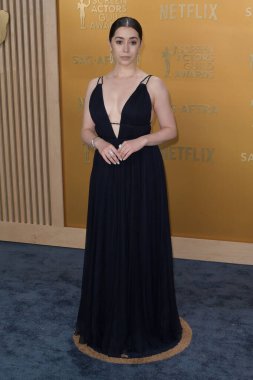 Cristin Miliot, 31. SAG Ödülleri 'nde 23 Şubat 2025' te Los Angeles 'taki Shrine Oditoryumu' na geldi.