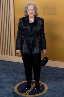 Kathy Bates, 31. SAG Ödülleri 'nde 23 Şubat 2025' te Los Angeles 'taki Shrine Oditoryumu' na geldi.