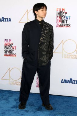 Izaac Wang, 22 Şubat 2025 'te Santa Monica, CA' da Beach 'te düzenlenen 2025 Bağımsız Ruh Ödülleri' nde