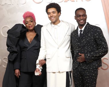 Aunjanue Ellis-Taylor, Brandon Wilson, Ethan Herisse Dolby Tiyatrosu 'ndaki 97. Yıllık Akademi Ödülleri' nde 2 Mart 2025, Los Angeles, CA