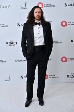 Hozier at the Elton John Academy Awards Viewing Party at West Hollywod Park on March 2, 2025 in W Hollywood, CA