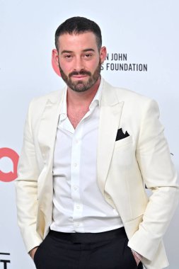 Michael Turchin, Elton John Akademi Ödülleri İzleme Partisi Batı Hollywood Park 'ta 2 Mart 2025, W Hollywood, CA