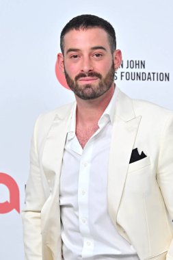 Michael Turchin, Elton John Akademi Ödülleri İzleme Partisi Batı Hollywood Park 'ta 2 Mart 2025, W Hollywood, CA