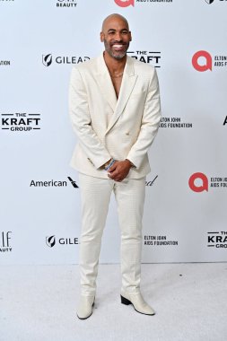 Melvin Robert, Elton John Akademi Ödülleri İzleme Partisi 'nde 2 Mart 2025, W Hollywood, CA