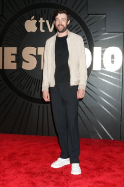 Jack Whitehall 24 Mart 2025 'te Los Angeles' ta Akademi Sinema Müzesi 'ndeki The Studio Premiere Screening' de.