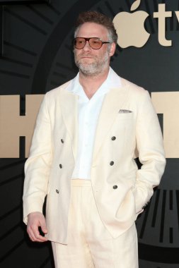 Seth Rogen, 24 Mart 2025 'te Los Angeles' ta Akademi Sinema Müzesi 'ndeki The Studio Premiere Screening' de.
