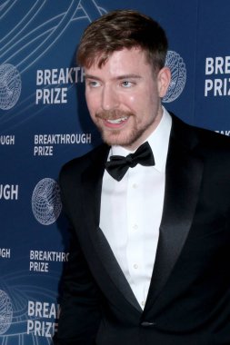 Jimmy Donaldson namı diğer Bay Canavar Barker Hanger 'da 11. Buluş Ödülleri' nde 6 Nisan 2025 'te Santa Monica, CA