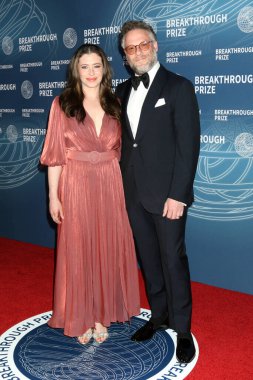 Lauren Miller, Seth Rogan Barker Hanger 'da 6 Nisan 2025' te 11. Buluş Ödülleri 'nde.