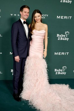 Evan Spiegel, Miranda Kerr Pasifik Tasarım Merkezi 2024 Bebek Galasında 9 Kasım 2024 'te Los Angeles, CA