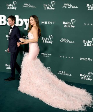 Evan Spiegel, Miranda Kerr Pasifik Tasarım Merkezi 2024 Bebek Galasında 9 Kasım 2024 'te Los Angeles, CA