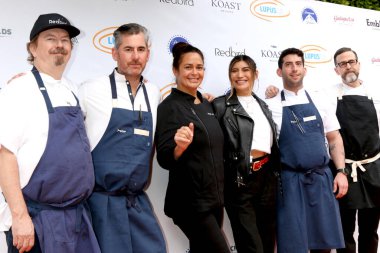Neal Fraser, Kevin Meehan, Antonia Lofaso, Bricia Lopez, Michael Kerner, Lupus LA 'de Tal Ronnen Vibiana' da 27 Nisan 2025 'de Los Angeles, CA