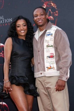 LaToya Tonodeo, Arlen Escarpeta son durak kan çizgileri dünya prömiyeri TCL Çin Tiyatrosu IMAX, 12 Mayıs 2025 tarihinde Los Angeles, CA