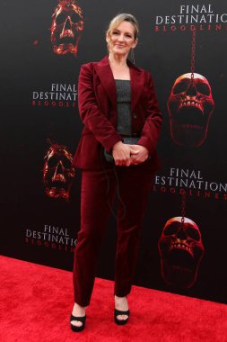 Lori Evans Taylor, 12 Mayıs 2025 'te TCL Çin Tiyatrosu IMAX' teki Final Varış Noktası Kan Hatları Dünya Premiere 'inde Los Angeles, CA