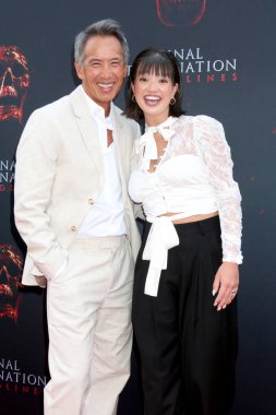 Tinpo Lee, Peyton Elizabeth Lee, 12 Mayıs 2025 'te Los Angeles' taki TCL Çin Tiyatrosu 'nun Dünya Kan Hatları Premiere' inde.