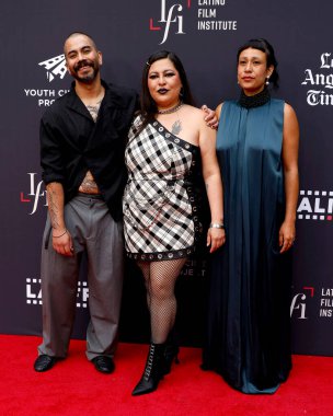 Ruben Ulises Rodriguez Montoya, San Cha, Maria Maea LALIFF 2025 Açılış Gecesinde 28 Mayıs 2025 'te TCL Çin Tiyatrosu IMAX' ta