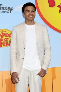 Shaun Dixon, Phineas 'ta ve Ferb Sezon 5 Dünya prömiyeri Nya Stüdyoları' nda 31 Mayıs 2025, Los Angeles, CA