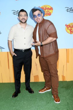 Vincent Martella, David Errigo Jr., Phineas And Ferb Sezon 5 Dünya prömiyeri Nya Stüdyoları 'nda 31 Mayıs 2025, Los Angeles, CA