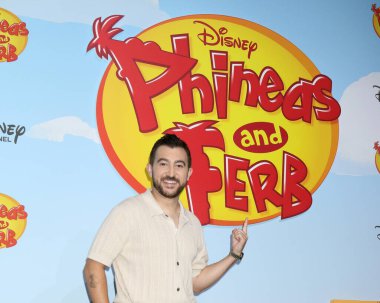 Vincent Martella, Phineas and Ferb Sezon 5 Dünya prömiyeri Nya Stüdyoları 'nda 31 Mayıs 2025, Los Angeles, CA