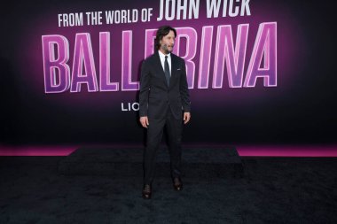 Keanu Reeves, TCL Çin Tiyatrosu 'nun 3 Haziran 2025' te Los Angeles 'taki balerin dünya prömiyerinde.