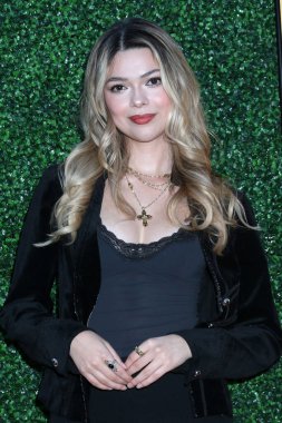 Nikki Hahn, 6 Ağustos 2025 'te Kuzey Hollywood' daki Garland Oteli 'ndeki Nuked Los Angeles Premiere' de.