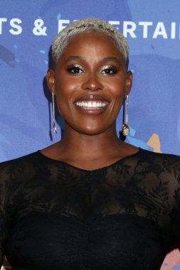 Jerrie Johnson, 23 Ağustos 2025 'te Los Angeles' taki Roosevelt Otel 'de düzenlenen 7. Geleneksel AAFCA TV Ödülleri' nde.