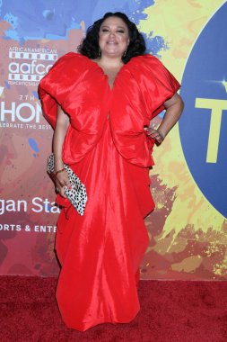 Michelle Buteau, 23 Ağustos 2025 'te Los Angeles' taki Roosevelt Otel 'de düzenlenen 7. Yıllık AAFCA TV Onur Töreni' nde.