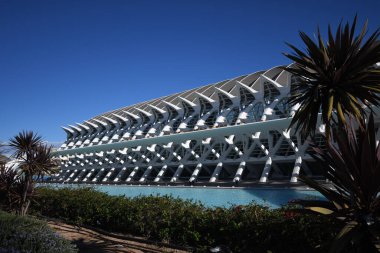 Edificio del Museo de Ciencias dentro del complejo de la Ciudad de las Artes y las Ciencias de Valencia.