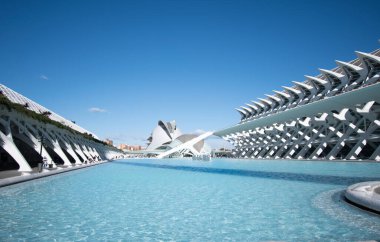 Edificio del Museo de Ciencias dentro del complejo de la Ciudad de las Artes y las Ciencias de Valencia.